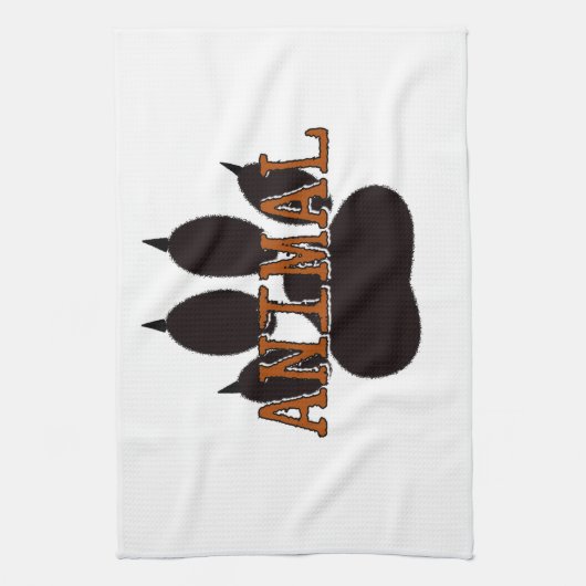 Zwartproefafdrukken Theedoek (Verticaal)