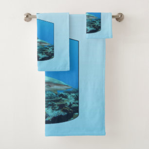Zwartpunthaai, Yap Eiland - Fotografisch ontwerp Bad Handdoek