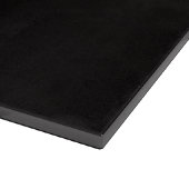 Zwartr 4 Luxe glazen bord Cavalier Spaniel Snijplank (Hoek)