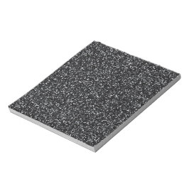 Zwartr glitter notitieblok