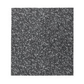 Zwartr glitter notitieblok (Voorkant)