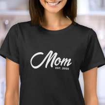 Zwartr Schrift Nieuw Moeder Gevestigde Baby Shower