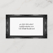 Zwartrand Antiek Visitekaartje (Achterkant)