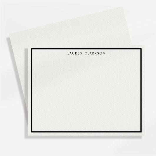 Zwartrand Elegante Briefkaart