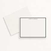 Zwartrand Elegante Briefkaart