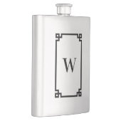 Zwartrand Griekse Sleutel Monogram Flacon (Rechts)