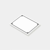 Zwartrand Griekse Sleutel Sierrand Post-it® Notes (Schuin)