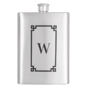 Zwartrand met Griekse Sleutel en Monogram Flacon (Voorkant)