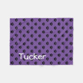 Zwartschilderafdrukken op speciaal geïndividualise fleece deken (Voorkant (Horizontaal))