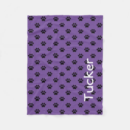 Zwartschilderafdrukken op speciaal geïndividualise fleece deken (Voorkant)