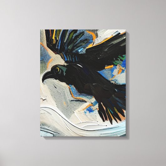 Zwartschilderwerk Canvas Afdruk (Voorkant)