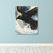 Zwartschilderwerk Canvas Afdruk (Insitu (Houten vloer))