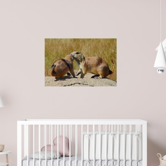 "Zwartstaartprairiehond ingelijste print (Kinderkamer 2)