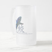 Zwartstaartrifhaai Matglas Bierpul (Voorkant links)