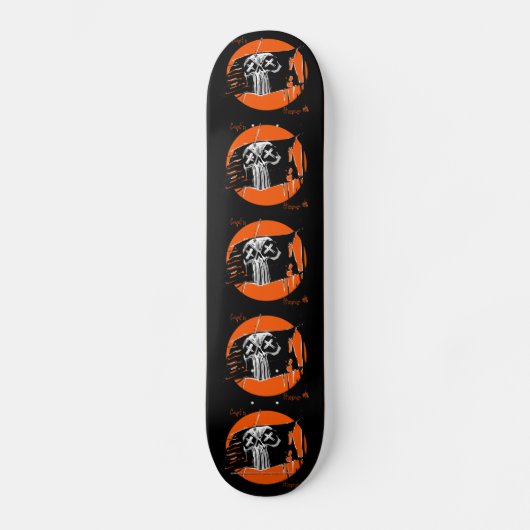 Zwartste Vlag Deck Persoonlijk Skateboard (Voorkant)