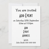 Zwartverfprinters Ontwerp elke keer Kaart (Achterkant)