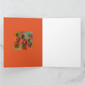 ZWARTWIT KOKOPELLI KUNST        KAART (Binnen)