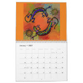 ZWARTWIT KUNSTKALENDER KALENDER (Jan 2027)