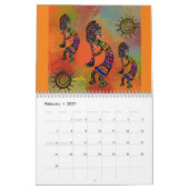 ZWARTWIT KUNSTKALENDER KALENDER (Feb 2027)