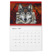 ZWARTWIT KUNSTKALENDER KALENDER (Feb 2027)