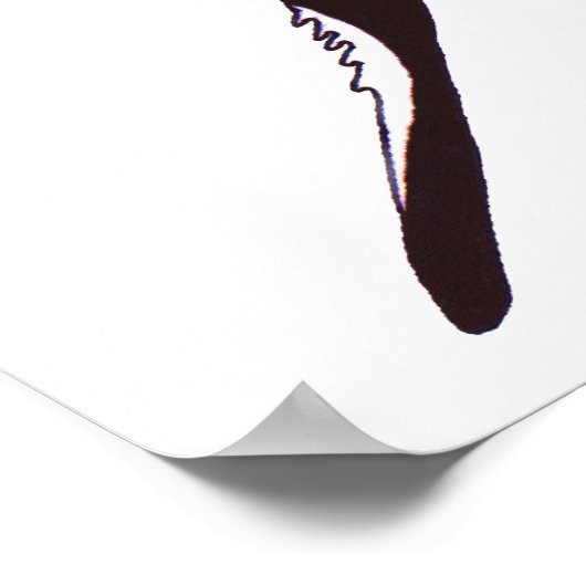 Zwartwitafdrukken Poster (Hoek)