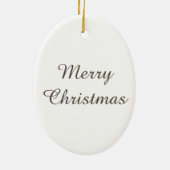 Zwartwitblauw Warbler Audubon Bird Keramisch Ornament (Achterkant)