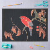 Zwartwitboek van Japanse vogelpest Tissuepapier (Craft)