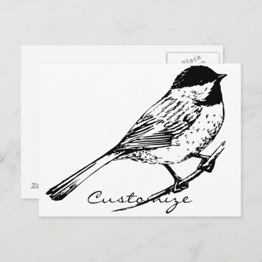 Zwartwitkapje Thunder_Cove Briefkaart (Voorkant / Achterkant)