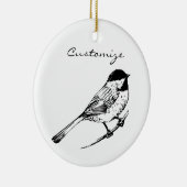 Zwartwitkapje Thunder_Cove Keramisch Ornament (Rechts)