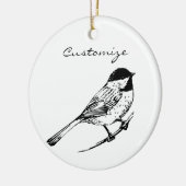 Zwartwitkapje Thunder_Cove Keramisch Ornament (Links)