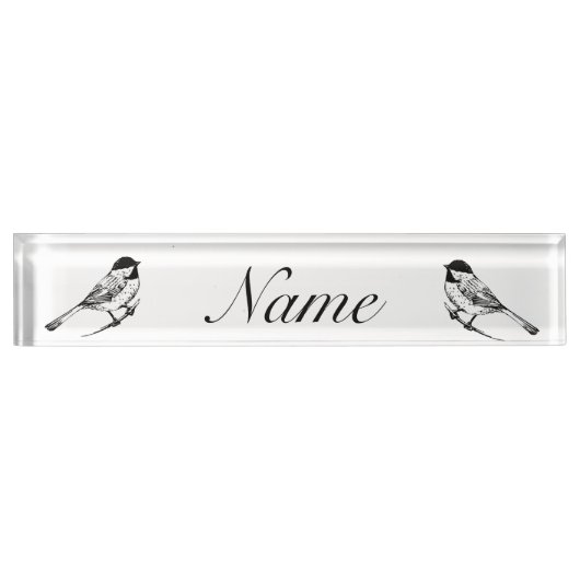 Zwartwitkapje Thunder_Cove Naambordje (Voorkant)