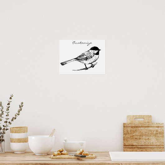 Zwartwitkapje Thunder_Cove Poster (Keuken)