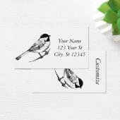 Zwartwitkapje Thunder_Cove Visitekaartje (Bureau)