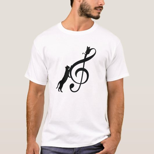 Zwartwitkat T-shirt (Voorkant)