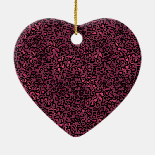 Zwartwitklepafdruk Keramisch Ornament (Achterkant)