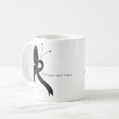 Zwartwitlint-lintvlinder Koffiemok (Voorkant links)