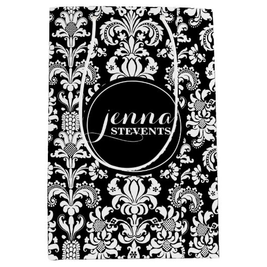  zwartwitmaskers medium cadeauzakje (Voorkant)