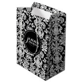  zwartwitmaskers medium cadeauzakje (Achterkant Gekanteld)