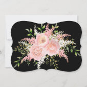 Zwartwitroze flesjes zullen je zijn mijn Bridesmai Kaart (Achterkant)