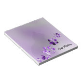 Zwartwitschilderafdrukken personaliseren voor kata notitieblok (Schuin)