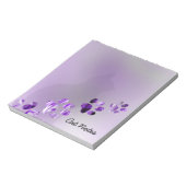 Zwartwitschilderafdrukken personaliseren voor kata notitieblok (Linkerzijde)