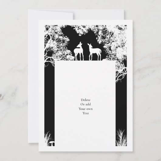 Zwartwittekoolsnijwoudbos Kaart (Achterkant)