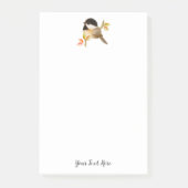 Zwartwittevogel Post-it® Notes (Voorkant)
