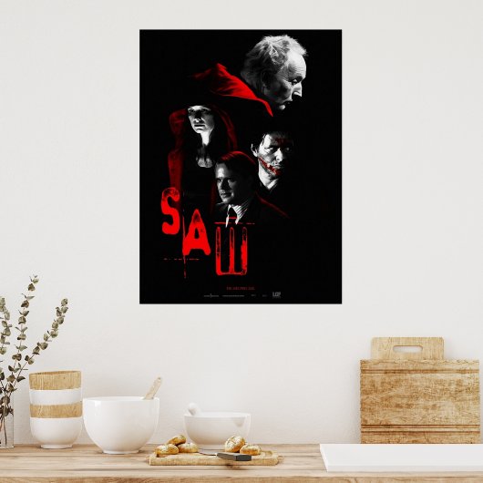 Zwartzagen Poster (Keuken)