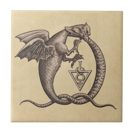 Zwavel en kwik tegeltje (Voorkant)