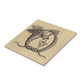 Zwavel en kwik tegeltje (Zijkant)