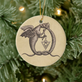 Zwavel- en kwiktrekkers keramisch ornament