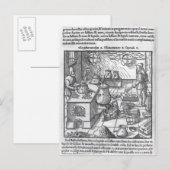Zwavel gebruiken briefkaart (Voorkant / Achterkant)