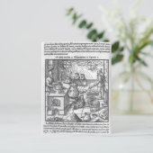 Zwavel gebruiken briefkaart (Staand voorkant)