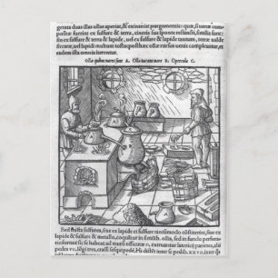 Zwavel gebruiken briefkaart